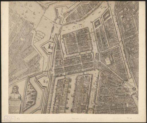 Map of Amsterdam (middle left sheet)