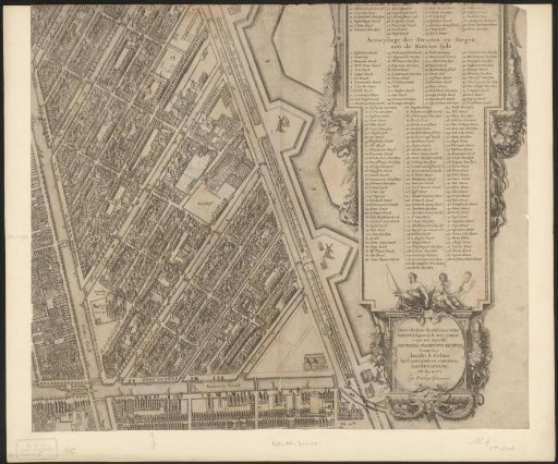 Map of Amsterdam (middle right sheet)