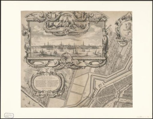 Map of Amsterdam (top left sheet)
