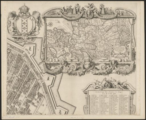 Map of Amsterdam (top right sheet)