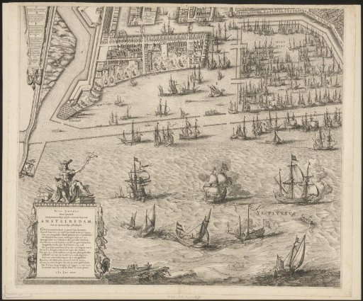 Map of Amsterdam (bottom left sheet)