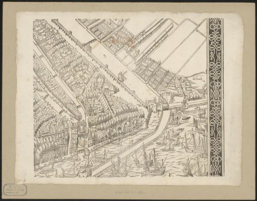 Map of Amsterdam, 1544 (Ninth Part)