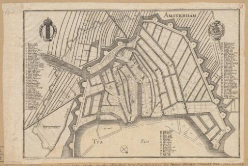 Fortress Map of Amsterdam