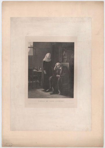 Joost van den Vondel with his daughter Anna
