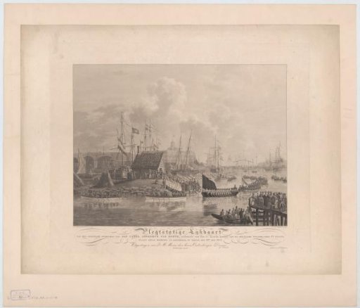 Funeral procession of Jan van Speyk in Amsterdam