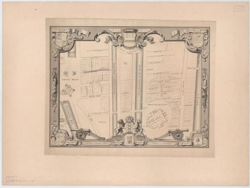Plan of civil district IV in Amsterdam, under the command of Captain Gerard van Papenbroeck