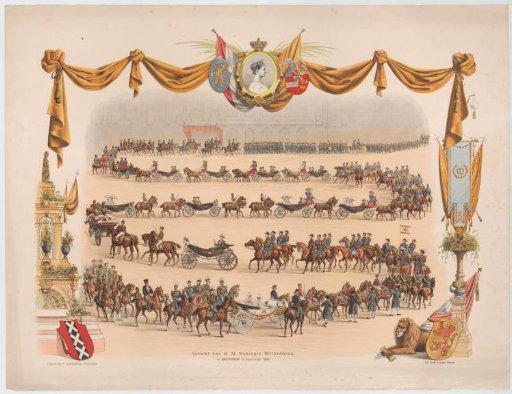 Entry of Queen Wilhelmina of the Netherlands into Amsterdam, 1898