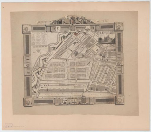 Plan of the XVth Civil Ward in Amsterdam, under the command of Captain Jan Bolten