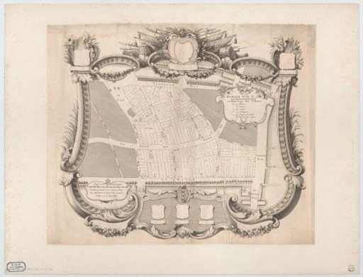 Plan of the XVIIIth Civil Ward in Amsterdam