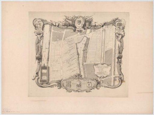Plan of the XXVth Civil Ward in Amsterdam, under the command of Captain Willem Hartoog
