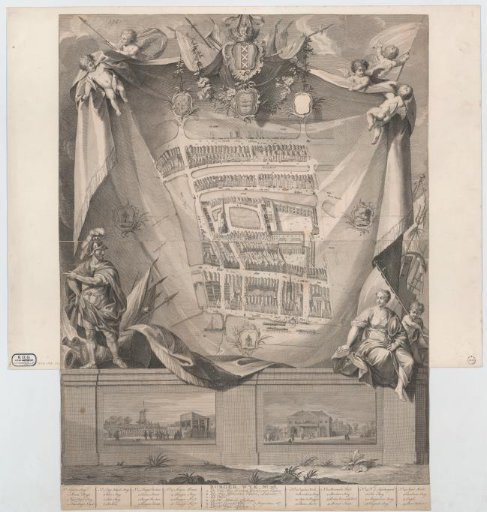 Plan of the XXVIth Civil Ward in Amsterdam, under the command of Captain Jacob Guillot