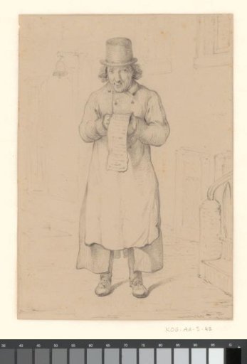Portrait of a man at the Leprozenhuis