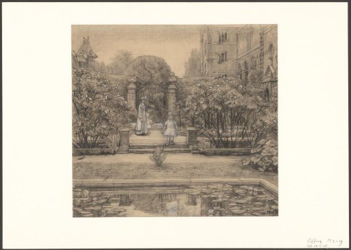View of the entrance to the Rijksmuseum Gardens on the Jan Luijkenstraat