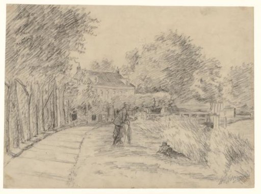 View of the café-restaurant Oud Kalfje on the Amsteldijk
