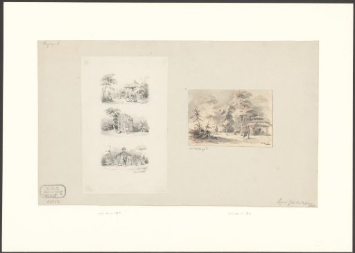 View of the pheasantry in Artis