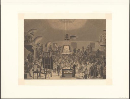 Interior of the Hall of Physics in Felix Meritis