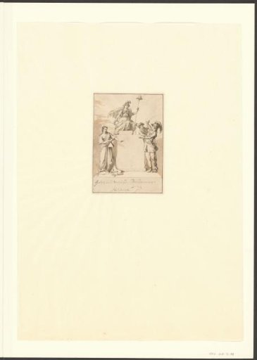 Composition with Personifications of Equality, Liberty, and Fraternity