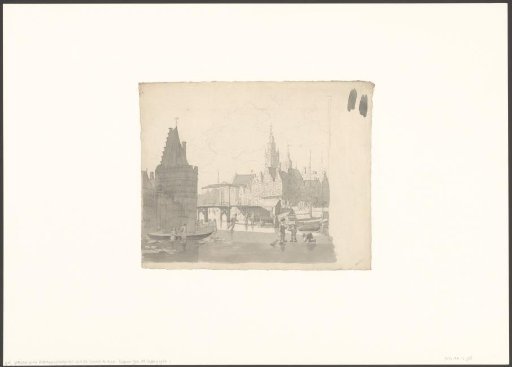 View of the Kloveniersburgwal seen from the Amstel