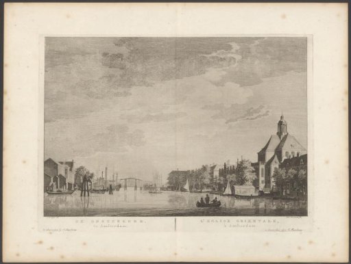 View of the Oosterkerk in Amsterdam