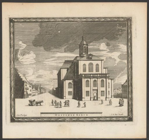 View of the Oosterkerk in Amsterdam