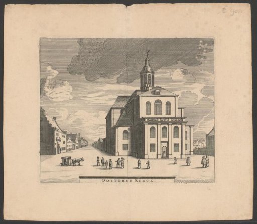 View of the Oosterkerk in Amsterdam