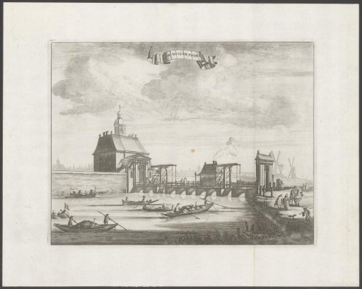 View of the First Muiderpoort in Amsterdam