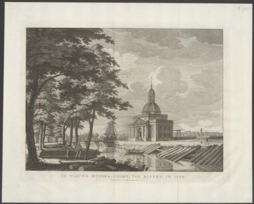 View of the Second Muiderpoort in Amsterdam