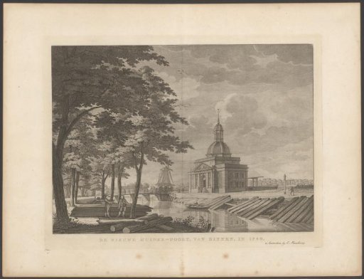 View of the Second Muiderpoort in Amsterdam