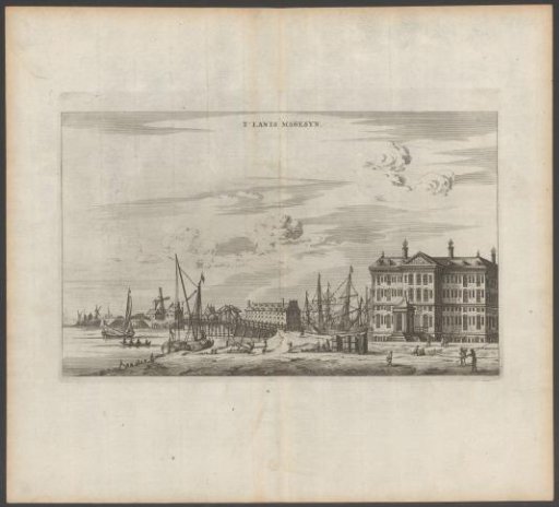 View of the State Naval Magazine (Admiralty Magazine) in Amsterdam