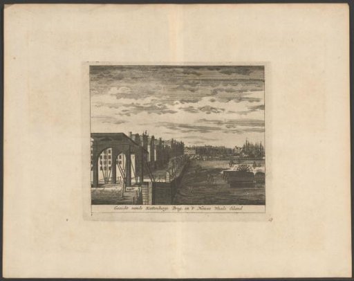 View of the Buitenkant and the IJ in Amsterdam