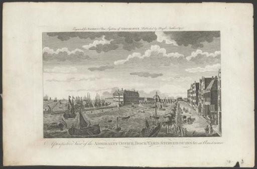 View of 's Lands Zeemagazijn in Amsterdam