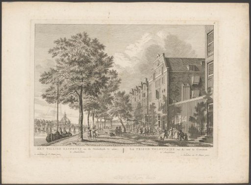 View of the Willige Rasphuis in Amsterdam