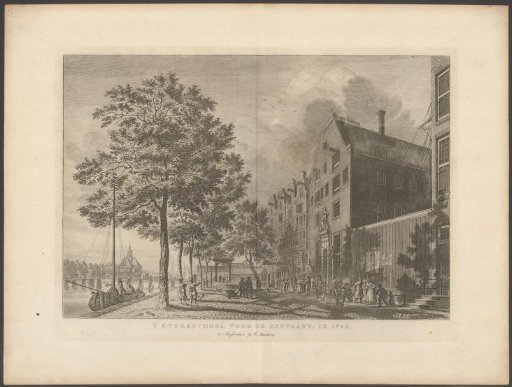 View of the Maritime Training School in Amsterdam