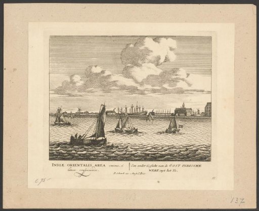 View of the VOC shipyard on Oostenburg in Amsterdam