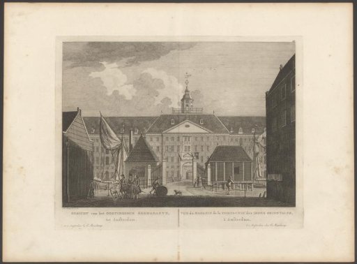 View of the East India Naval Magazine in Amsterdam