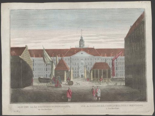 View of the East India Naval Magazine in Amsterdam
