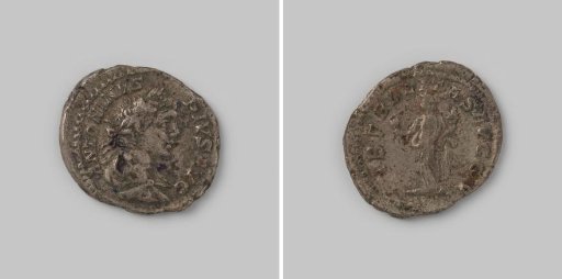Denarius from the Roman Empire of Caracalla, 198-217