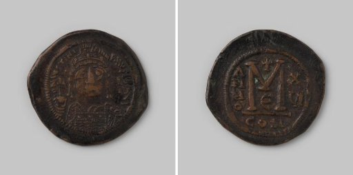 Follis from the Byzantine Empire of Justinian I, 527-565