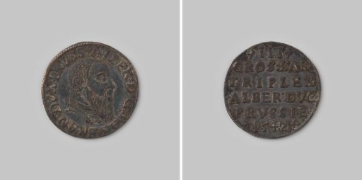 3 Groschen from Brandenburg of Duke Albert of Prussia, 1542