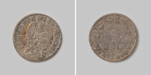 One-third Thaler from Brandenburg of Elector Friedrich-Wilhelm, 1674