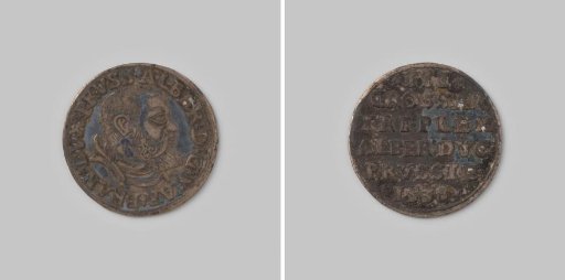 Dreigroschen from Brandenburg by Duke Albrecht of Prussia, 1538
