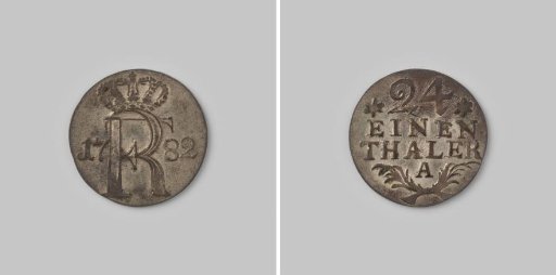 Groschen from Prussia-Brandenburg of King Friedrich II, 1782