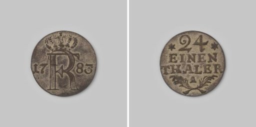 Groschen from Prussia-Brandenburg of King Friedrich II, 1783