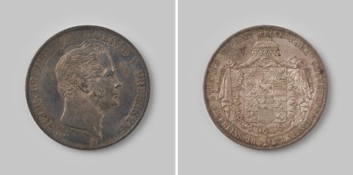 Double Thaler from Prussia by Friedrich Wilhelm IV, 1846