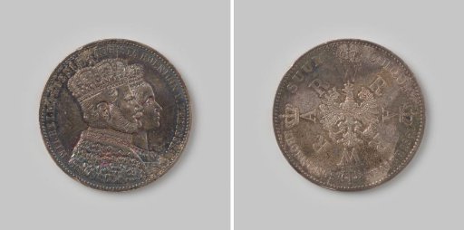 Coronation Taler / Kronungstaler from Prussia of Wilhelm I, 1861