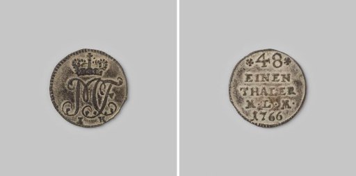 ½ Groschen from the Diocese of Münster by Maximilian Friedrich, 1766