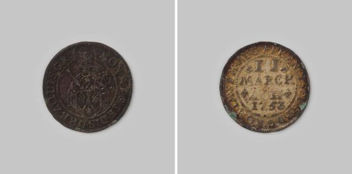 2 Marks from the Imperial City of Aachen in the name of Emperor Francis I, 1753