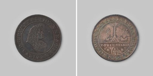 Third thaler from Brunswick-Lüneburg-Calenberg, by Johann Friedrich, 1679