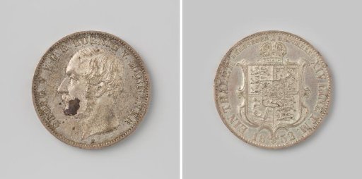 Thaler from the Kingdom of Hanover of George V, 1852