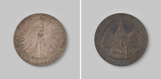 Commemorative thaler of the Free Imperial City of Frankfurt am Main, 1863